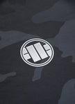 RASHGUARD FITTED SMALL LOGO CAMO ALL BLACK